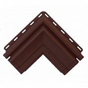 Угол наличника Модерн коричневый Альта-Декор для фасадных панелей Альта-Профиль