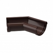 Угол желоба универсальный 135гр Docke Lux Коричневый (Шоколад)