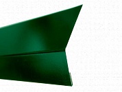 Карнизная планка (капельник) для мягкой кровли Velur 6005 зелёный