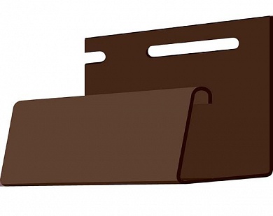 Фасадный J-профиль Docke-r Шоколадный (длина 3050 мм х 30 мм)